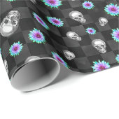 FLORAL GOTHIC WRAPPING PAPIER GESCHENKPAPIER (Rolleneckpunkt)