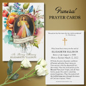 Floral göttliche Barmherzigkeit Jesus Beerdigung G