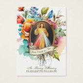 Floral göttliche Barmherzigkeit Jesus Beerdigung G (Vorderseite)