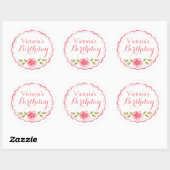 Floral Grace Stickers (Blatt)