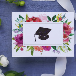 Floral Graduate Herzlichen Glückwunsch Karte