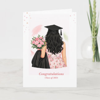 Floral Graduation Card – Congratulations Class of  Karte