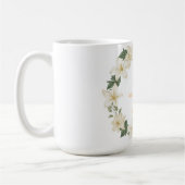 Floral Grandma Wreath Mothers Day Gift Kaffeetasse (Links)