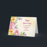 Floral Grandson und seine Ehefrau Hochzeitstag Karte<br><div class="desc">Glückliche Hochzeitskarte für Enkel und seine Ehefrau mit rustikalen Blume und herzlichen Vers.</div>