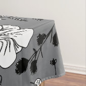 Floral Gray Tischdecke (Beispiel)