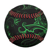 Floral Green Baseball (Rückseite)