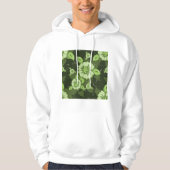 Floral Green Mens Hoodie (Vorderseite)