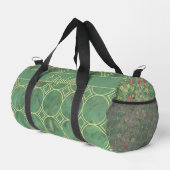Floral Green Tile Duffle Bag (Rechte Ecke)