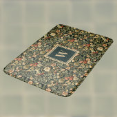 Floral Green William Morris Inspiriert Monogram Badematte