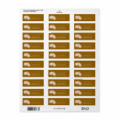 Floral & Greenery Mail Box Neue Adresse (Vorne)