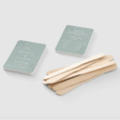 Floral Greenery Program Fächer (Non-assembled)