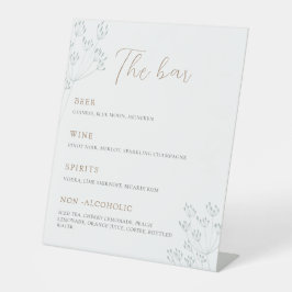 Floral Greenery Wedding Sockelschild