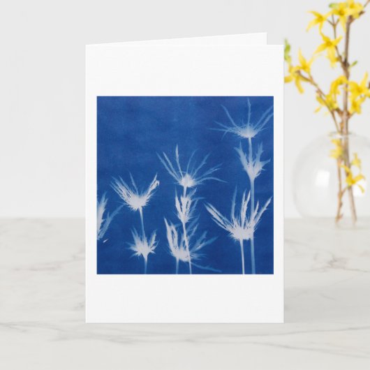 Floral Greeting Card Blank Inside  Karte (Gelbe Blume)