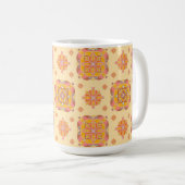 Floral Grid Kaffeetasse (VorderseiteRechts)