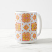 Floral Grid  Kaffeetasse (VorderseiteRechts)