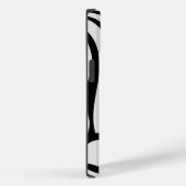 Floral Groovy Black and White Case-Mate iPhone Hülle (Rückseite / Rechts)