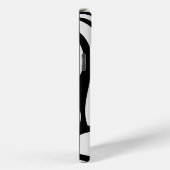 Floral Groovy Black and White Case-Mate iPhone Hülle (Rückseite / Rechts)