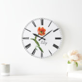 Floral Große Wanduhr (Zuhause)
