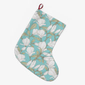 floral großer weihnachtsstrumpf (Vorderansicht (hängend))