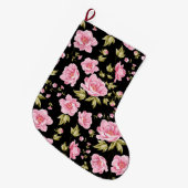 floral großer weihnachtsstrumpf (Vorderansicht (hängend))