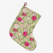floral großer weihnachtsstrumpf (Vorderansicht (hängend))