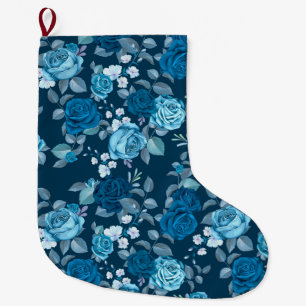floral großer weihnachtsstrumpf