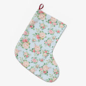 floral großer weihnachtsstrumpf (Vorderansicht (hängend))