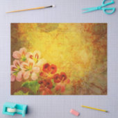 Floral Grunge Decoupage Seidenpapier (Basteln)