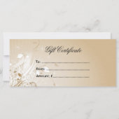Floral Grunge Rack Card (Rückseite)