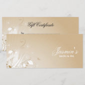 Floral Grunge Rack Card (Vorne/Hinten)