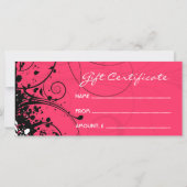 Floral Grunge Rack Card (Rückseite)