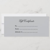 Floral Grunge Rack Card (Rückseite)