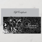Floral Grunge Rack Card (Vorne/Hinten)