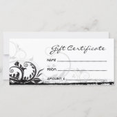 Floral Grunge Rack Card (Rückseite)