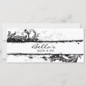 Floral Grunge Rack Card (Vorderseite)