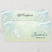 Floral Grunge Rack Card (Vorne/Hinten)