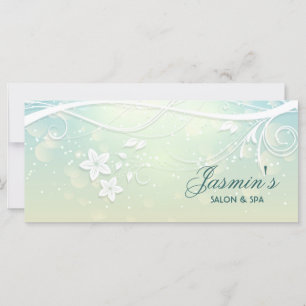 Floral Grunge Rack Card