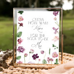 Floral Guess Wie viele Kisses Brautparty Game Po Poster<br><div class="desc">Floral Guess Wie viele Kisses Brautparty Game Poster. Matching-Elemente verfügbar.</div>