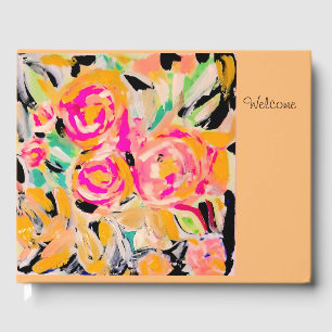 Floral Guest Book Deluxe Gästebuch