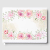 Floral Guest Book Gästebuch (Vorderseite)