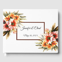Floral Guest Book