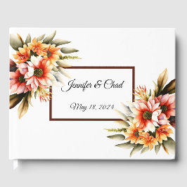 Floral Guest Book Gästebuch