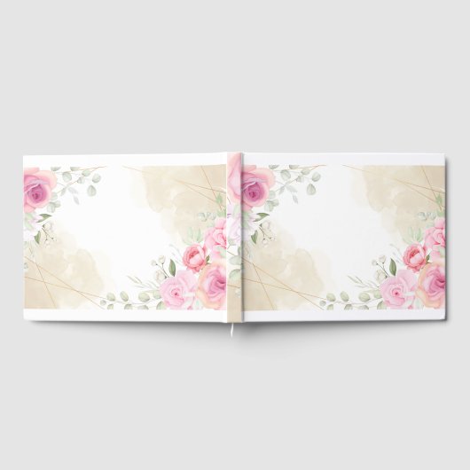 Floral Guest Book Gästebuch (Voll)