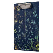 Floral Guitar Clipboard Klemmbrett (Links)