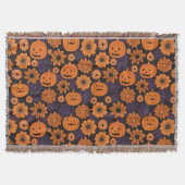 Floral Halloween Decke (Vorderseite)