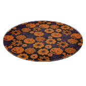 Floral Halloween Schneidebrett (Ecke)