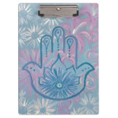 Floral Hamsa Clipboard Klemmbrett (Vorderseite)