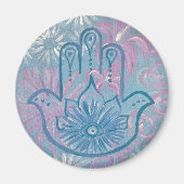 Floral Hamsa Magnet (Vorne)