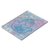 Floral Hamsa-Notebook Notizblock (Linke Seite)