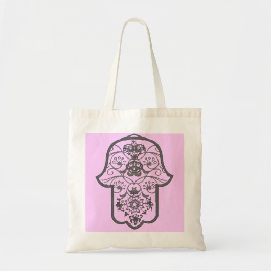 Floral Hamsa Tragetasche (Vorne)